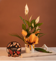 Sarı Bukette Spatifilyum & Gurme Lezzetler